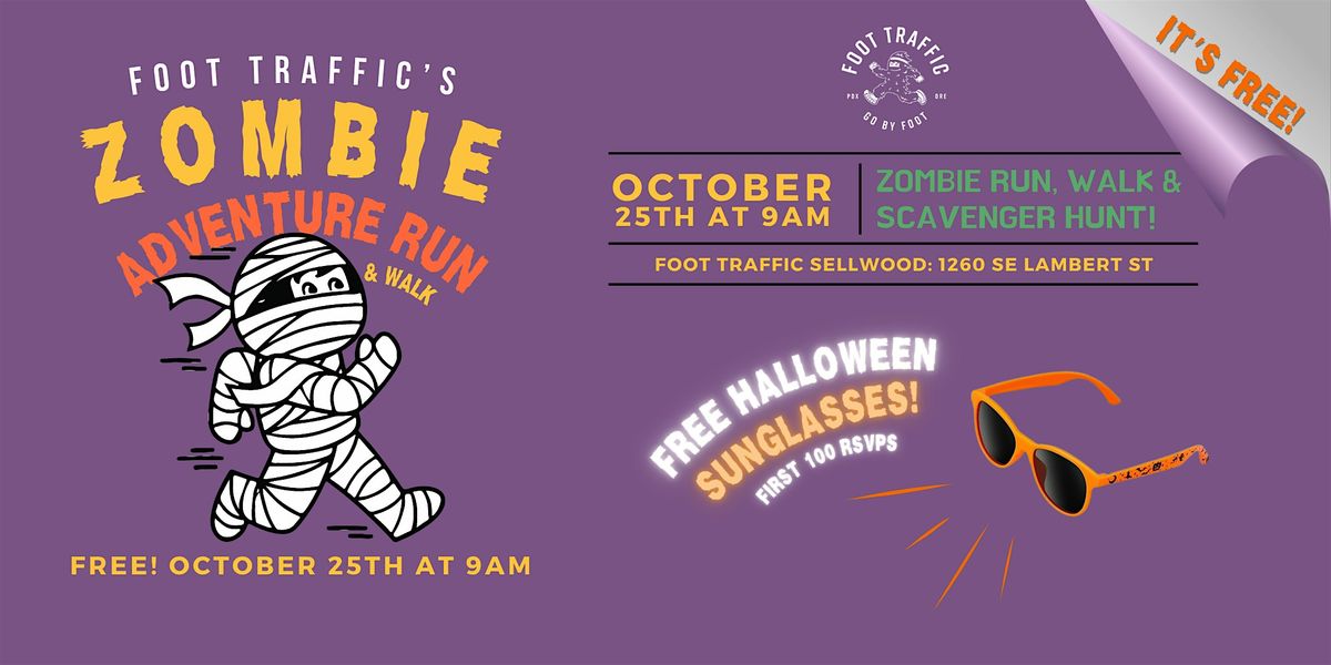 Zombie Scavenger Hunt Run\/Walk at Foot Traffic Sellwood