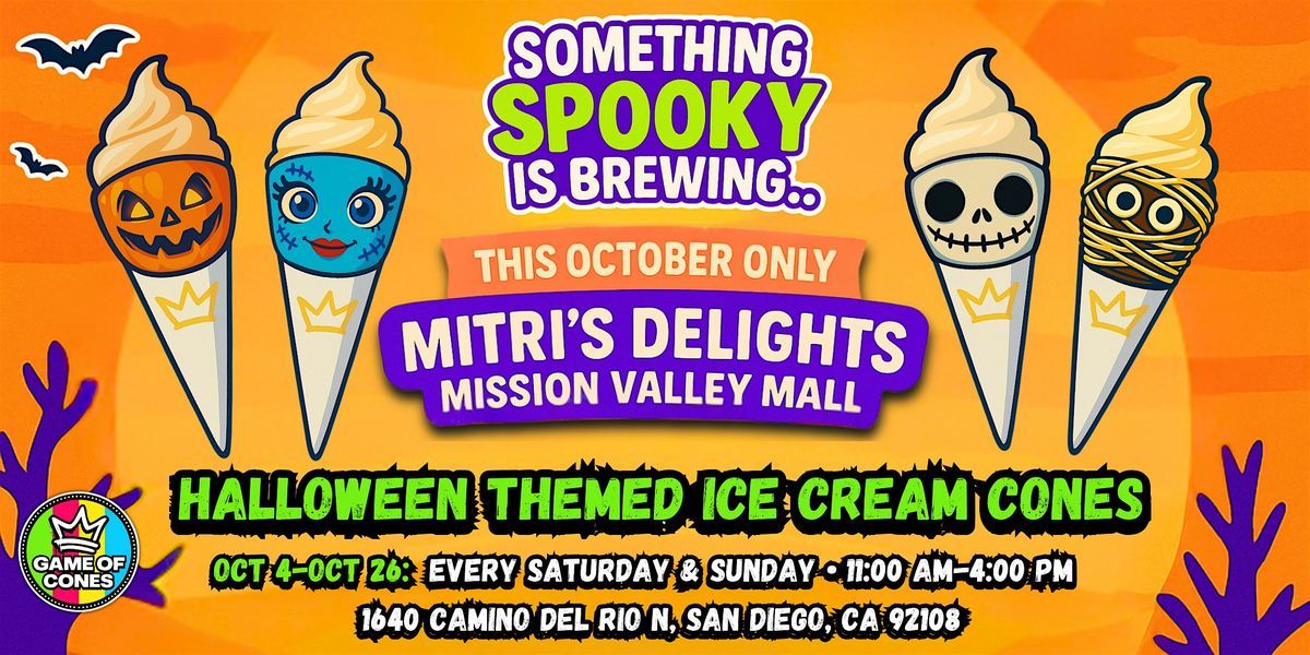 Game of Cones: Halloween Pop-Up @ Mitri\u2019s Delight. Free RSVP, Limited Drop