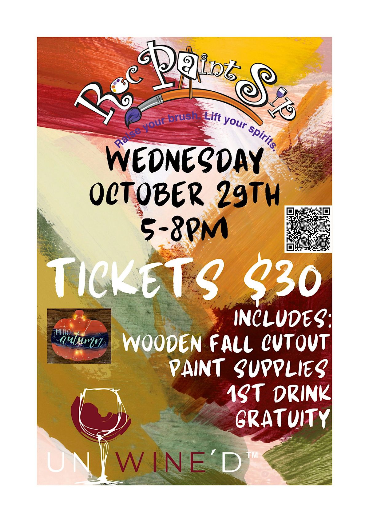 ROCPAINTSIP: HALLOWEEN EDITION AT UNWINE'D
