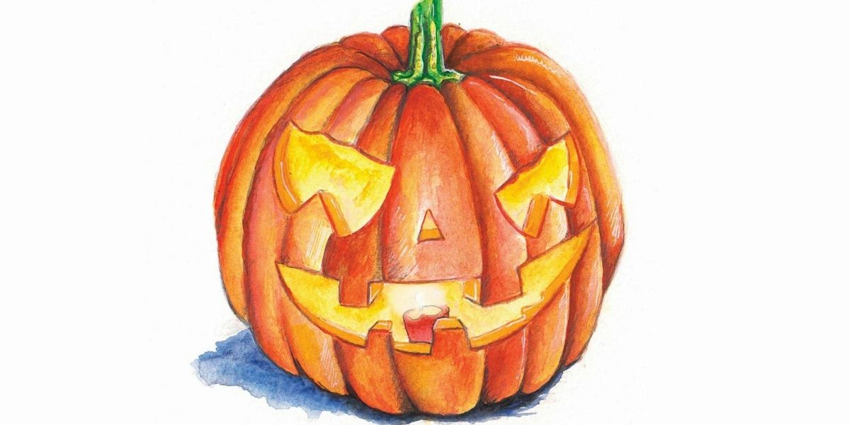 Halloween Pumpkin Watercolour Workshop