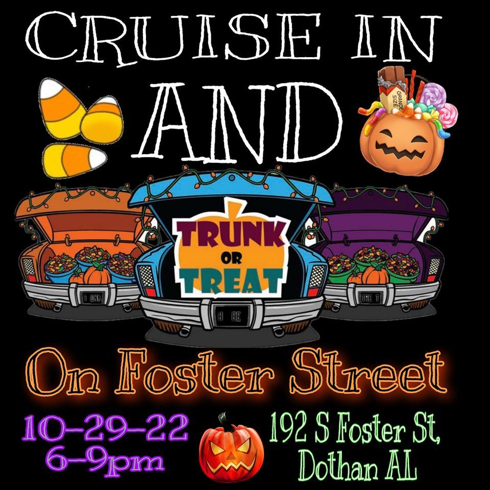 Trunk or Treat on Foster Street Mural City Coffee Company, Dothan, AL