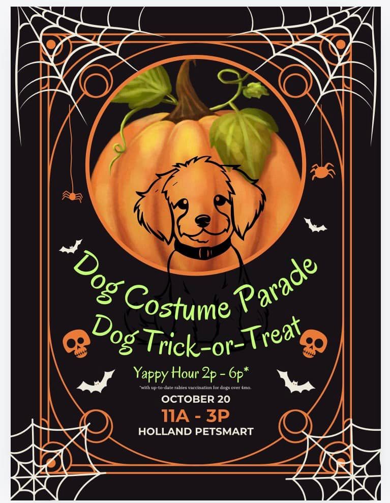 Dog Costume Parade and Dog Trick-or-Treat!