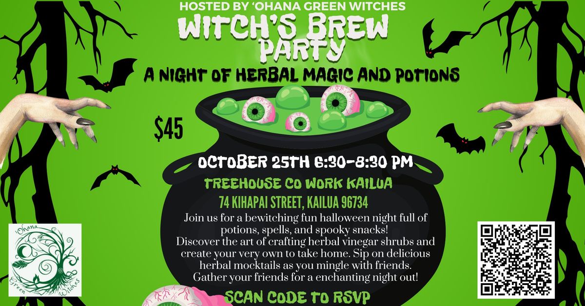 Witches Brew Party - A Night of Herbal Magic and Potions