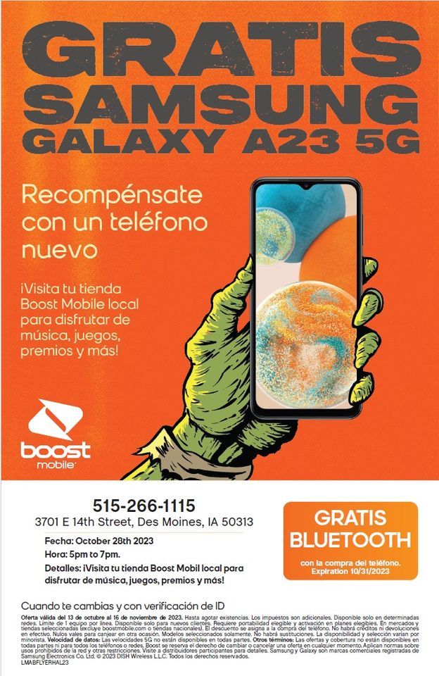 Trunk or Treat with your local Boost Mobile by 4 Real Wireless! 3701