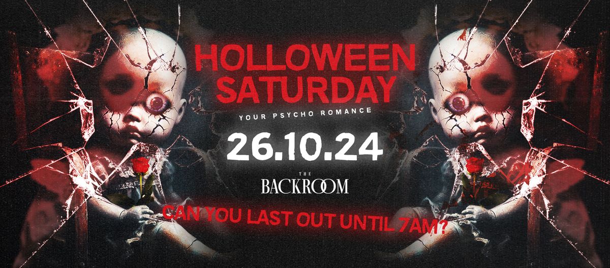 \ud83c\udf83 Halloween Saturday @ The Backroom | 2 Floors | RnB, Garage vs House &amp; Disco | Til 7am