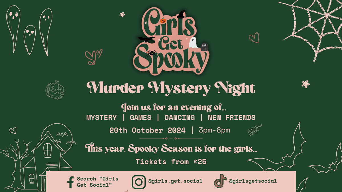 Girls Get Spooky: A Murder Mystery Night \ud83c\udf83