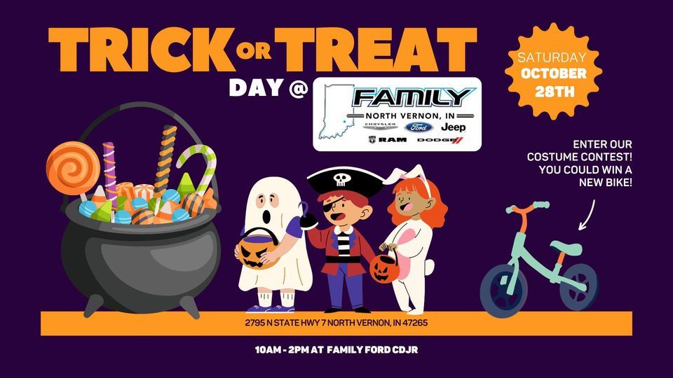 TrickorTreat Day at Family Ford CDJR Family Ford Chrysler Dodge