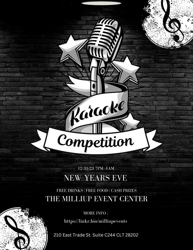 NYE KARAOKE COMPETITION Queen City Quarter, Charlotte, NC December