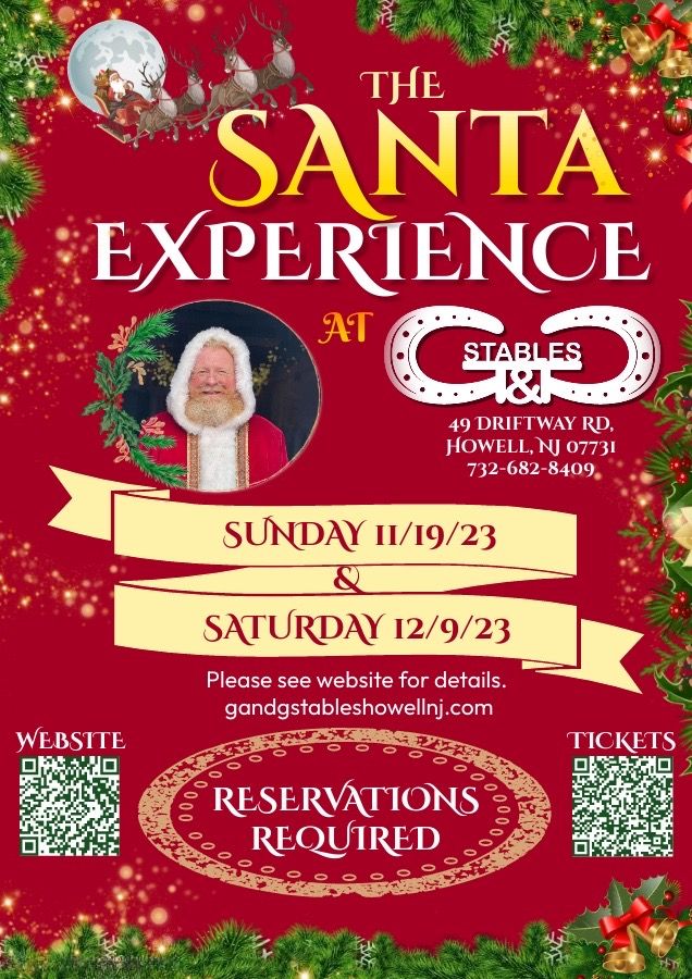 The Santa Experience at G&G Stables G&G Stables, Farmingdale, NJ