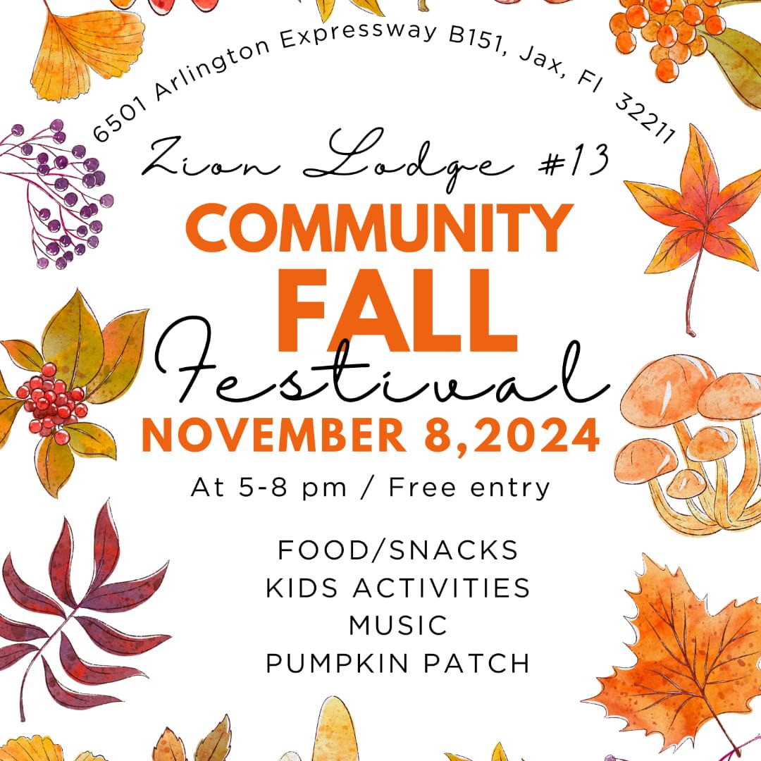 Zion Lodge #13 Community Fall Festival