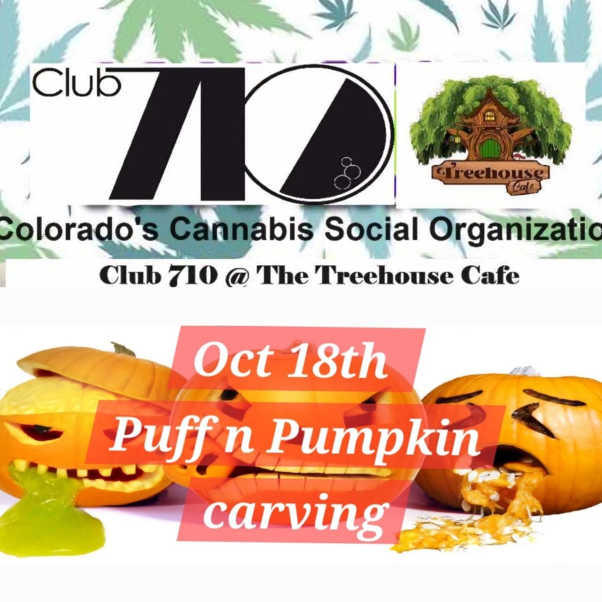 C710 Puff n Pumpkin carvings Halloween Party 