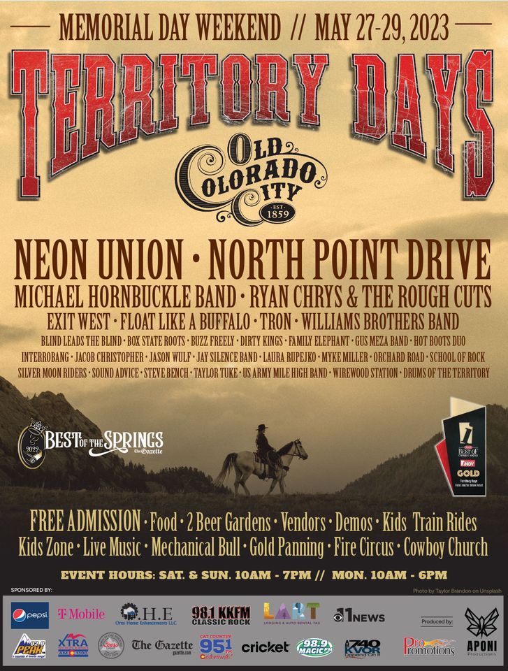 Territory Days 2023 Old Colorado City, Colorado Springs, CO May 27