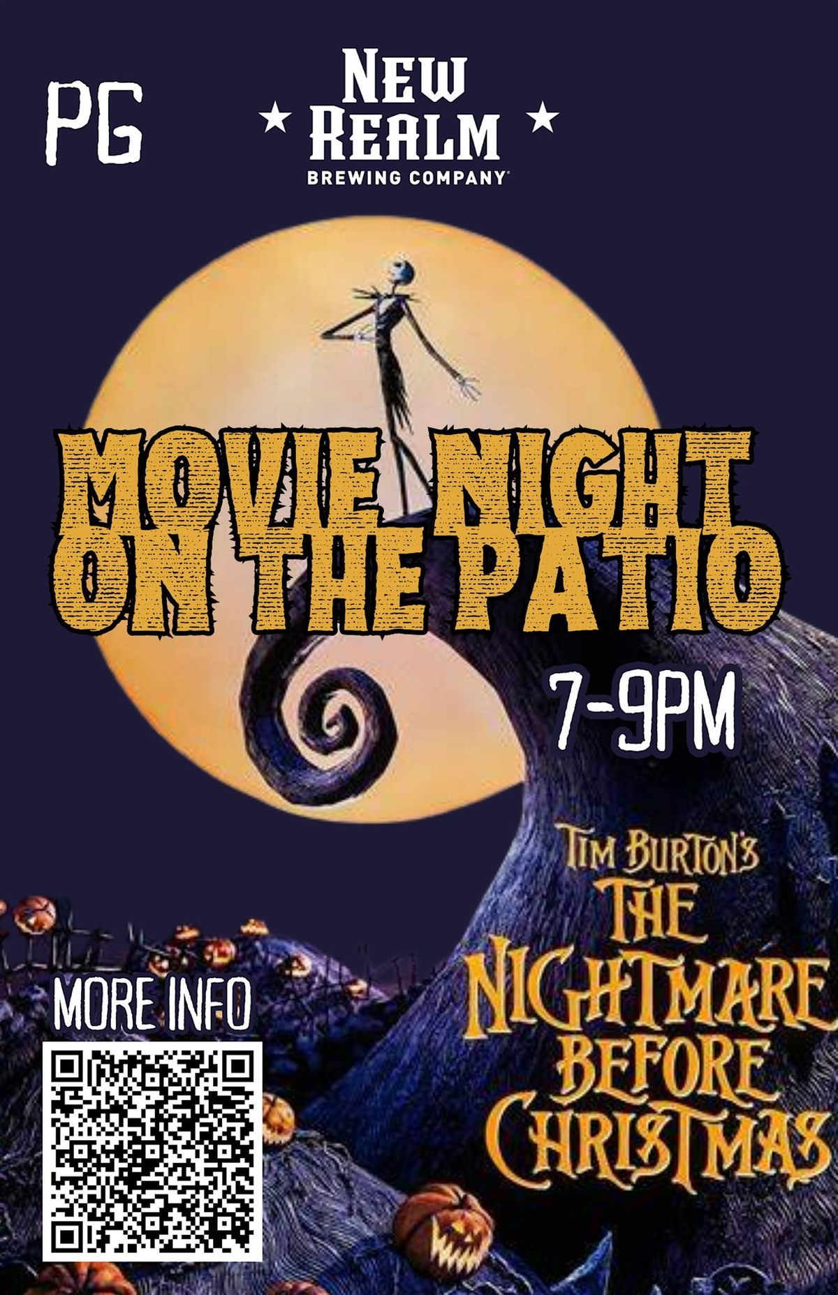 Movie Night on the Patio: The Nightmare Before Christmas