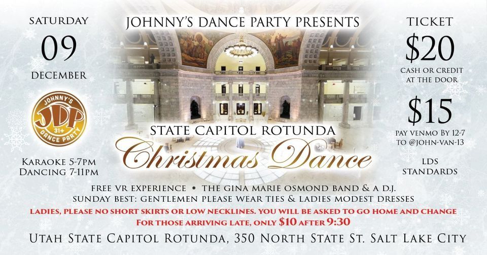 Capitol Rotunda Formal/SemiFormal Christmas Dance. Sat Dec 9, 20 Or