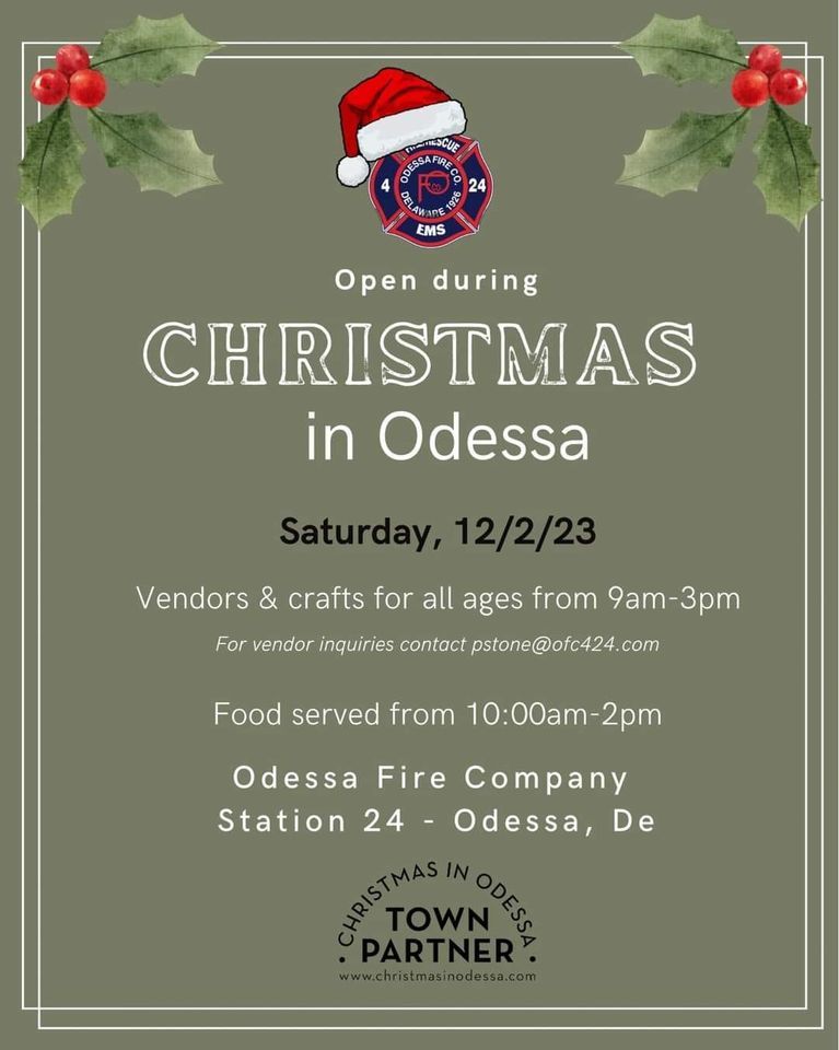 Christmas in Odessa Join Crowned Cakes There Odessa Fire Station