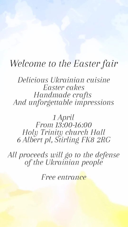 Welcome to the Easter fair