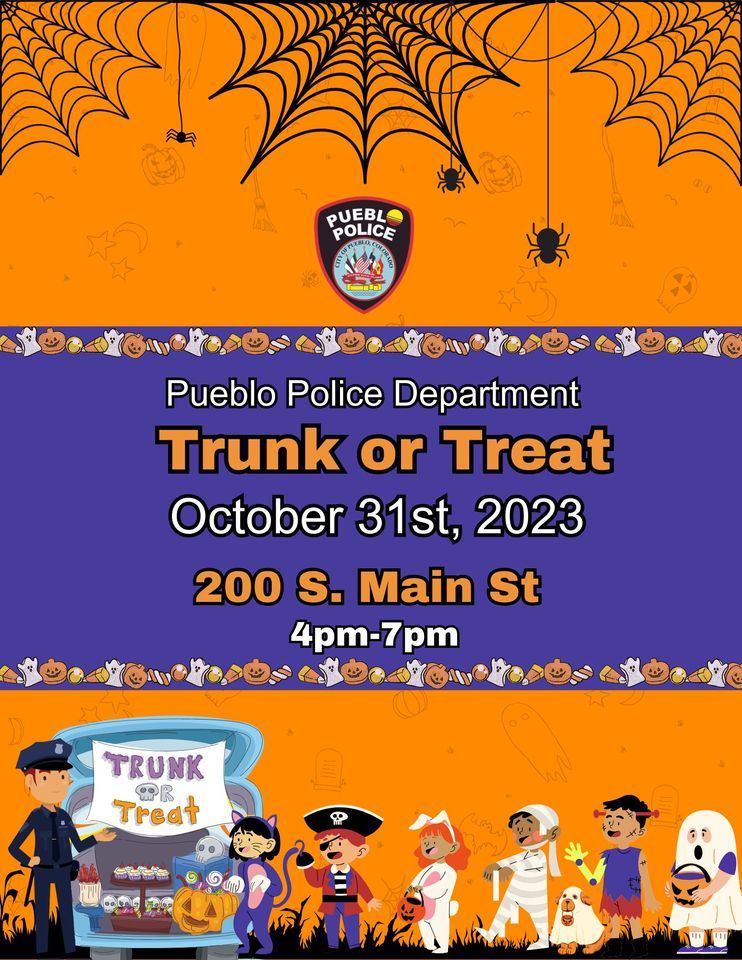 Trunk or Treat Pueblo Police Department October 31, 2023