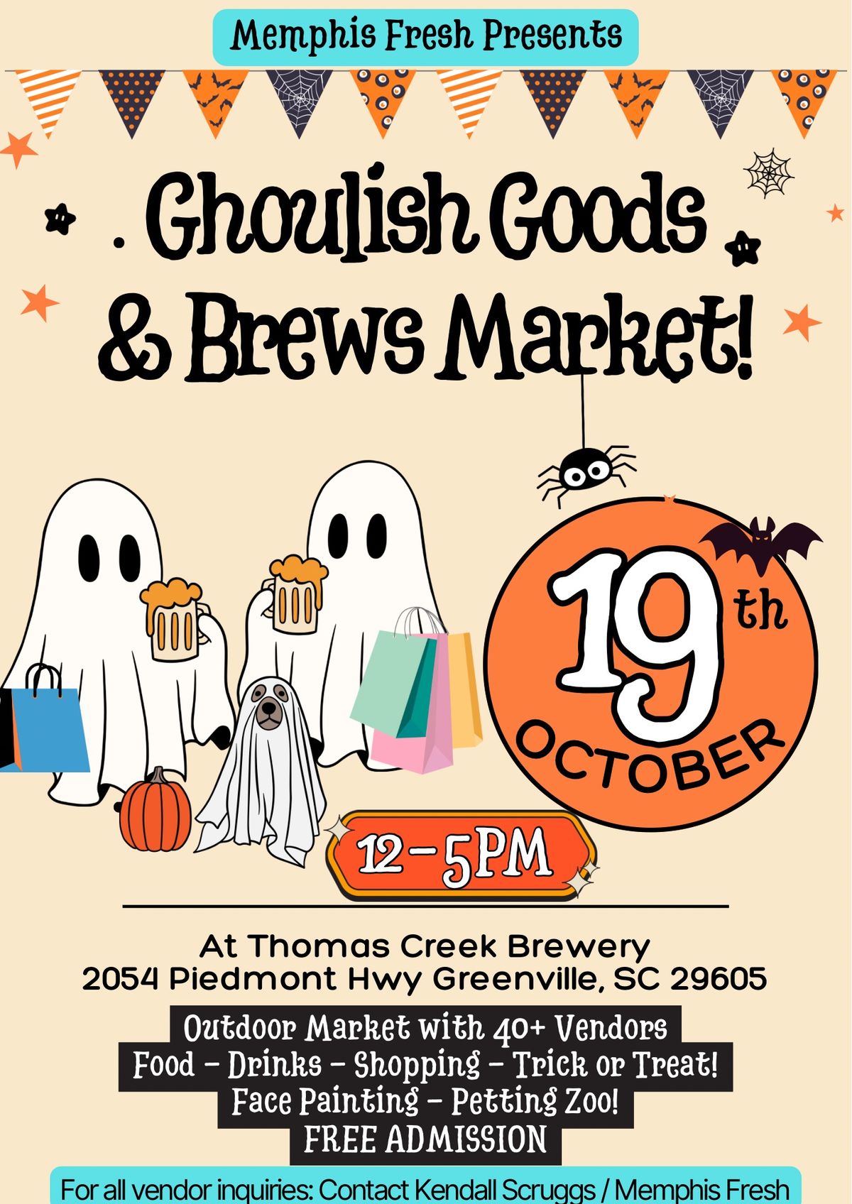 Ghoulish Goods & Brews Market