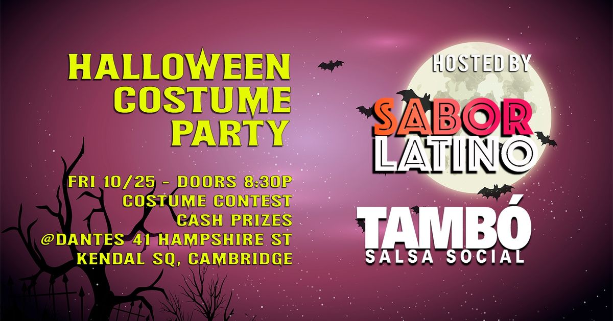 Halloween Salsa\/Bachata Costume Party, Friday 10\/25