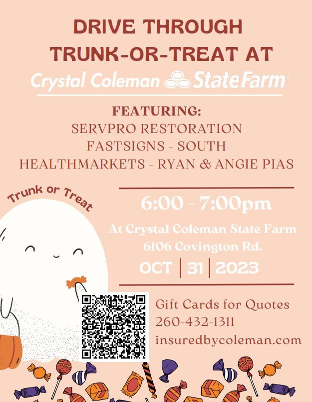Trunk or Treat 6106 Covington Rd, Fort Wayne, IN 468047310, United