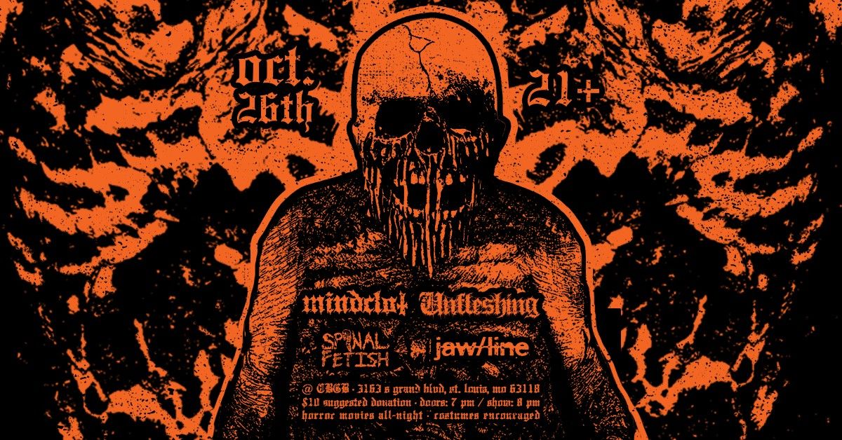 Halloween Show at CBGB w\/ Mindclot, Unfleshing, Spinal Fetish, Jaw\/Line (OK)