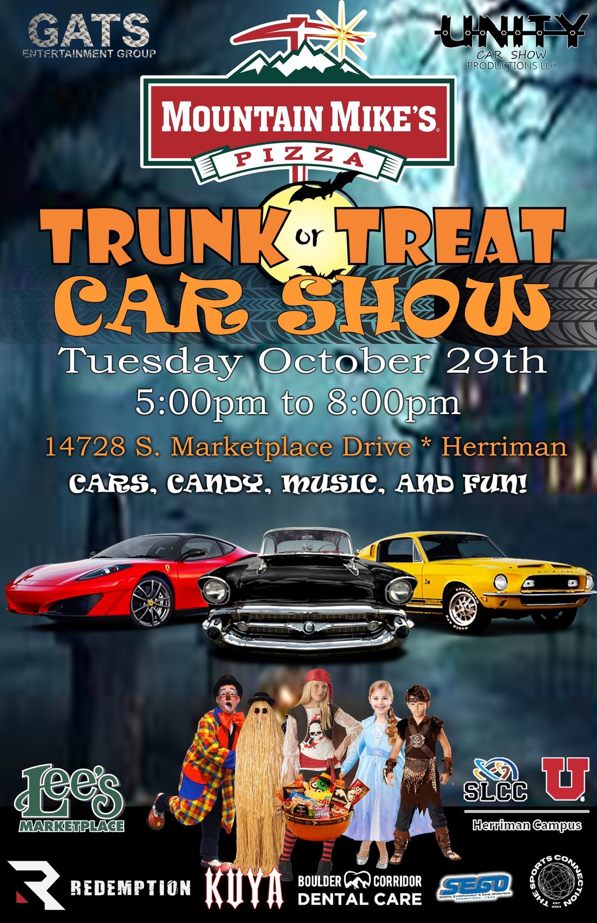 Mountain Mike's Pizza Trunk or Treat Car Show