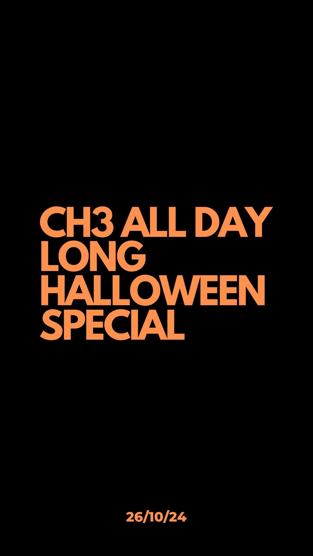 CH3 \/\/ HALLOWEEN SPECIAL \/\/