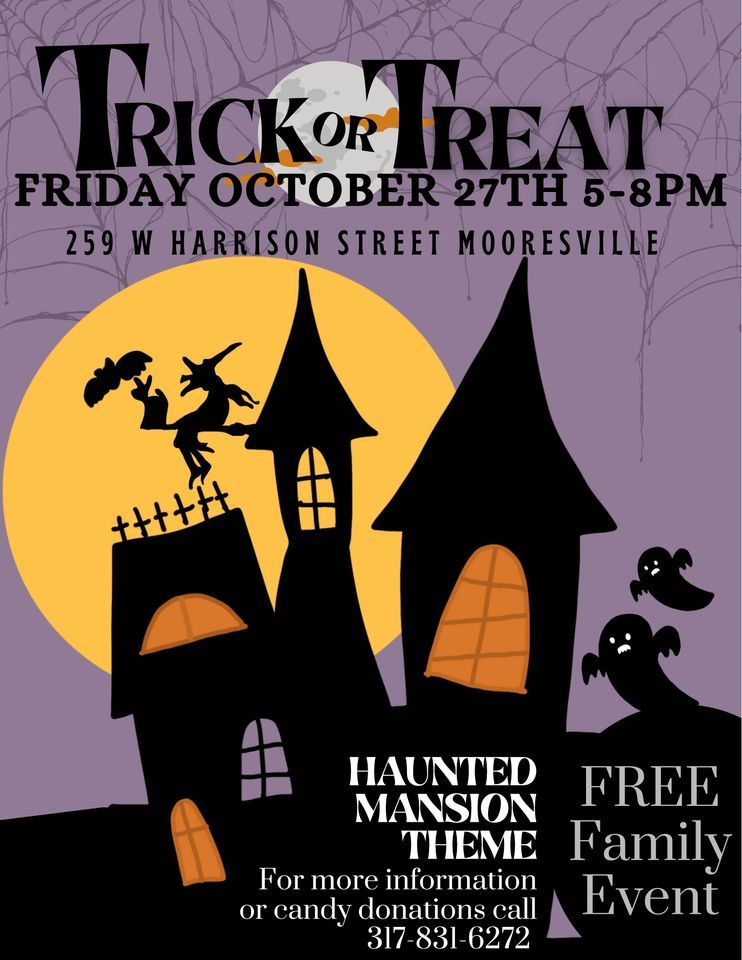 Haunted Mansion Trick or Treat Miller's Merry Manor Mooresville