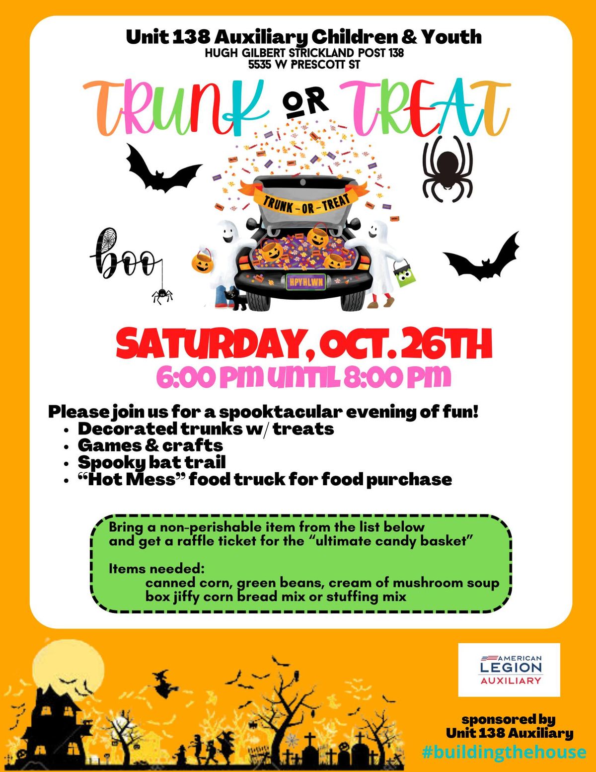 Children's Halloween Trunk or Treat