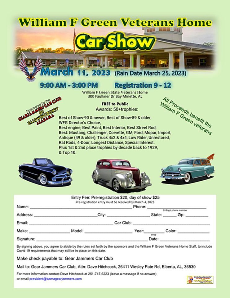 William F Green Veterans Home Car Show