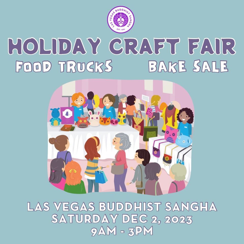 Holiday Craft Fair Las Vegas Buddhist Sangha December 2, 2023