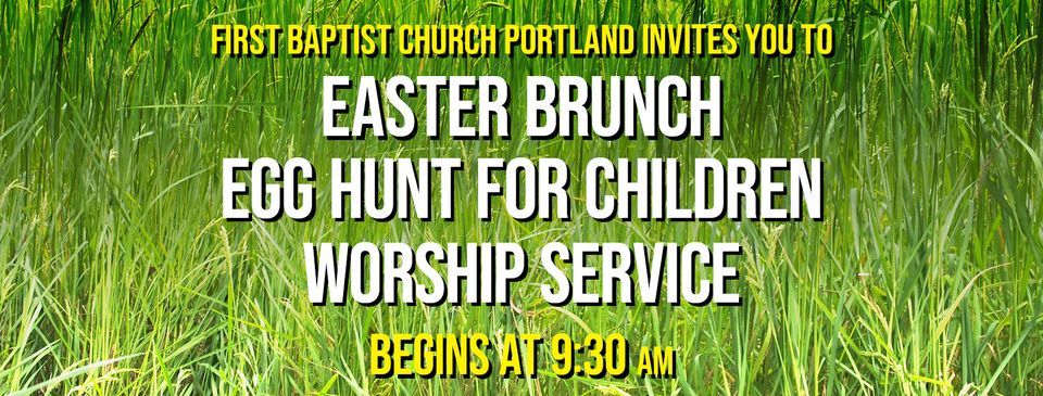 Easter Brunch, Egg Hunt & Worship Service