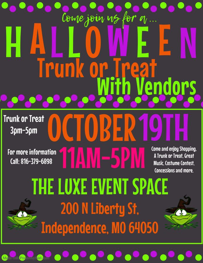 Halloween Trunk or Treat with Vendors 