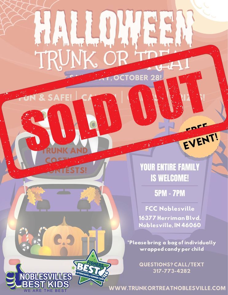 SOLD OUT 2023 Hamilton Countys BEST Trunk or Treat First Christian