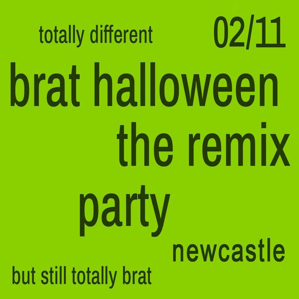 Brat Halloween Rave (Newcastle)