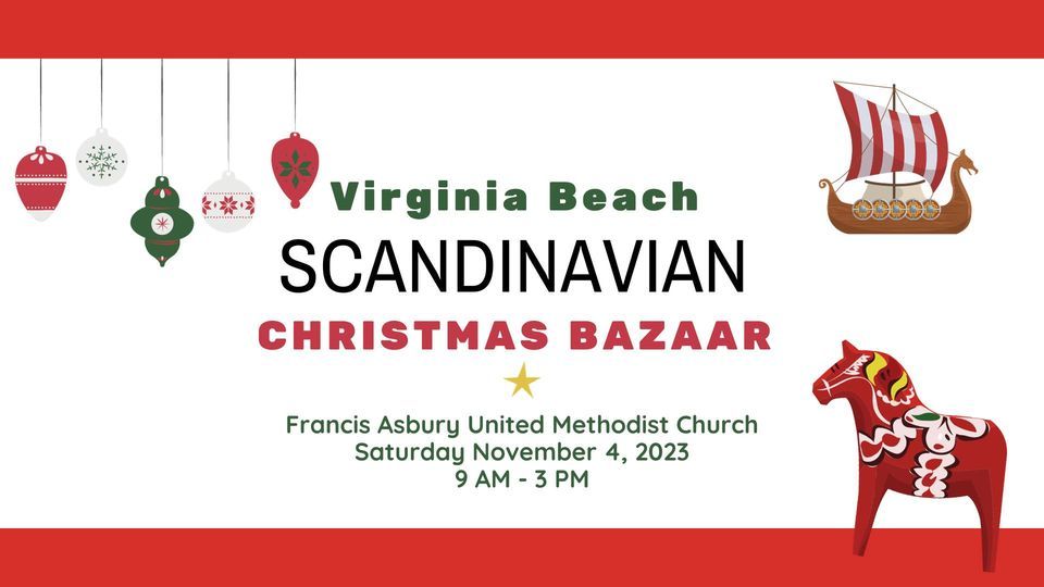 Scandinavian Christmas Bazaar VA Beach Francis Asbury UMC, Fort