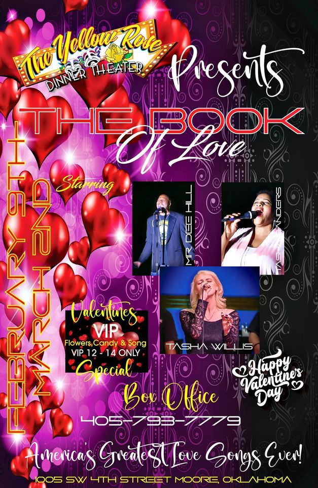 The Yellow Rose Dinner Theater Proudly presents The Book of Love