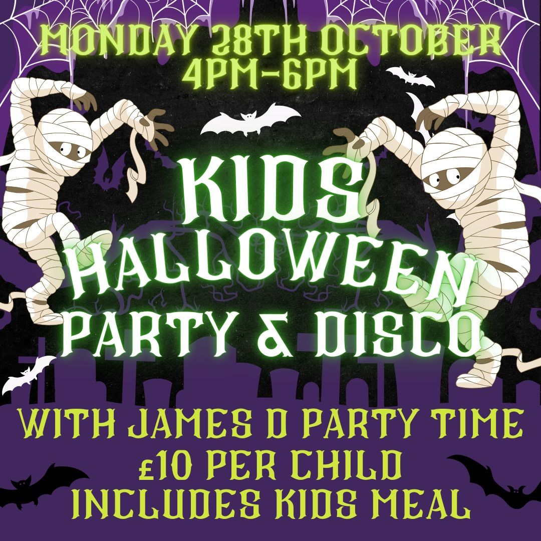 Kids Halloween Party & Disco w\/James D 