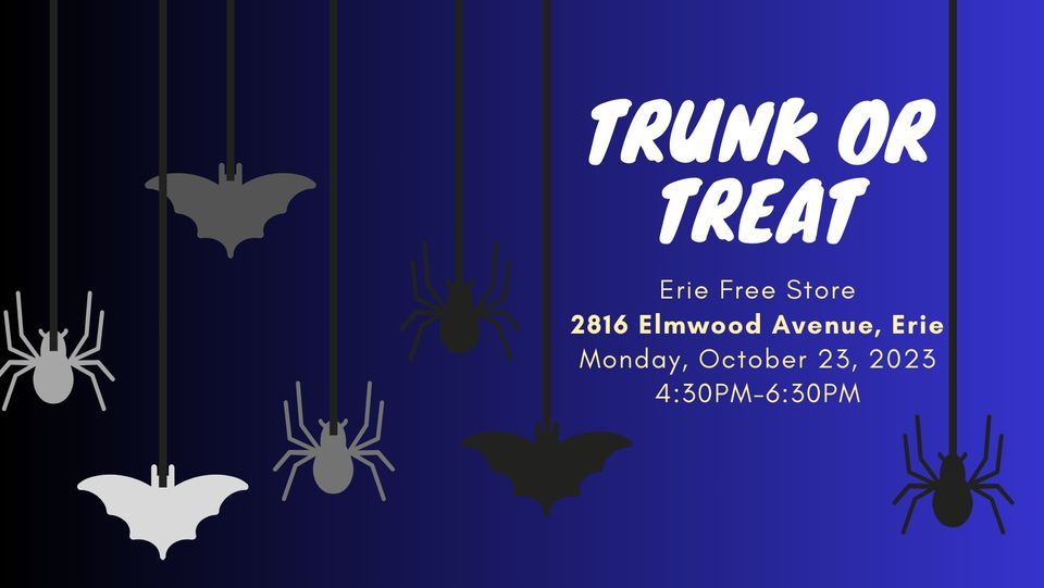 2023 Trunk or Treat at Erie Free Store Erie Free Store October 23, 2023