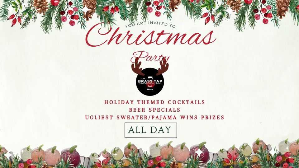 Christmas Party The Brass Tap Allen December 16 to December 17