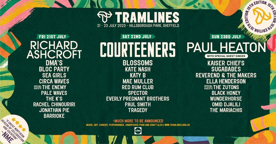 Tramlines Festival 2023 Hillsborough Park, Parkgate, EN July 21, 2023