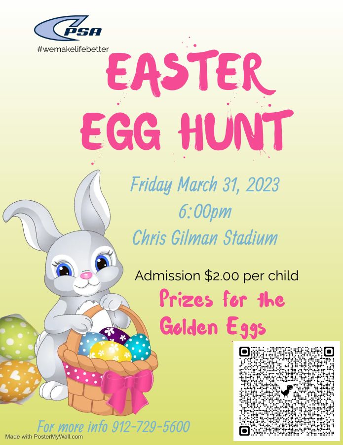 Easter Egg Hunt 2023 | Chris Gilman Stadium, Kingsland, GA | March 31, 2023