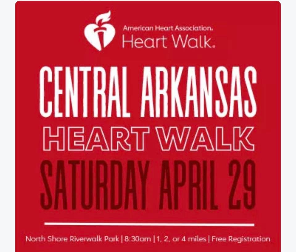 Central Arkansas heart walk  North Shore River Walk, Little Rock, AR