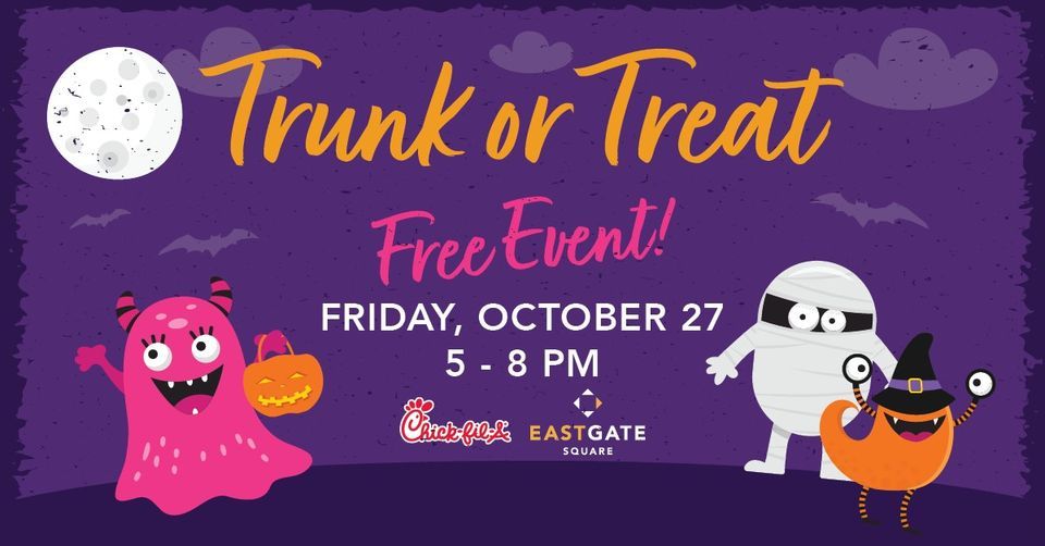 Trunk or Treat ChickfilA East Gate Square (1418 Nixon Dr, Mount