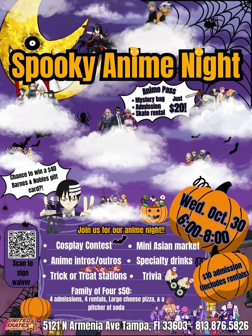 Spooky Anime Skate Night