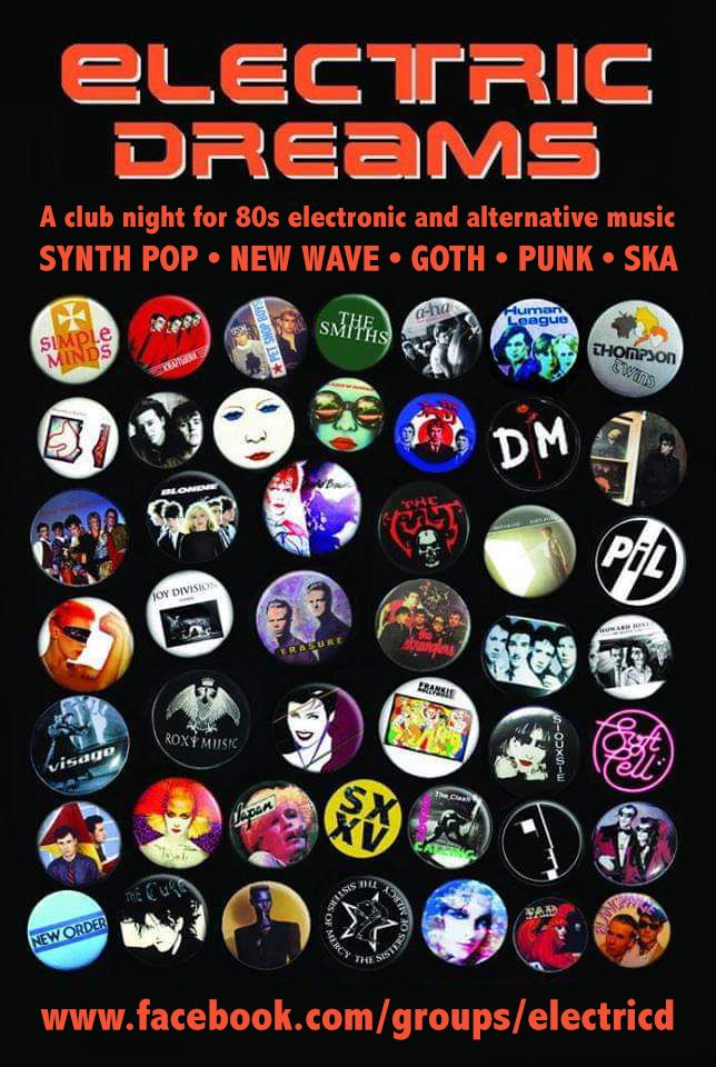 ELECTRIC DREAMS Halloween Party Friday 25th October at  The Cannick Tapps