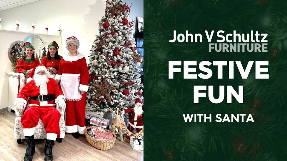 Erie Winter Wonderland ?? Santa, Giveaways, Snacks, and More!! John V. Schultz Furniture