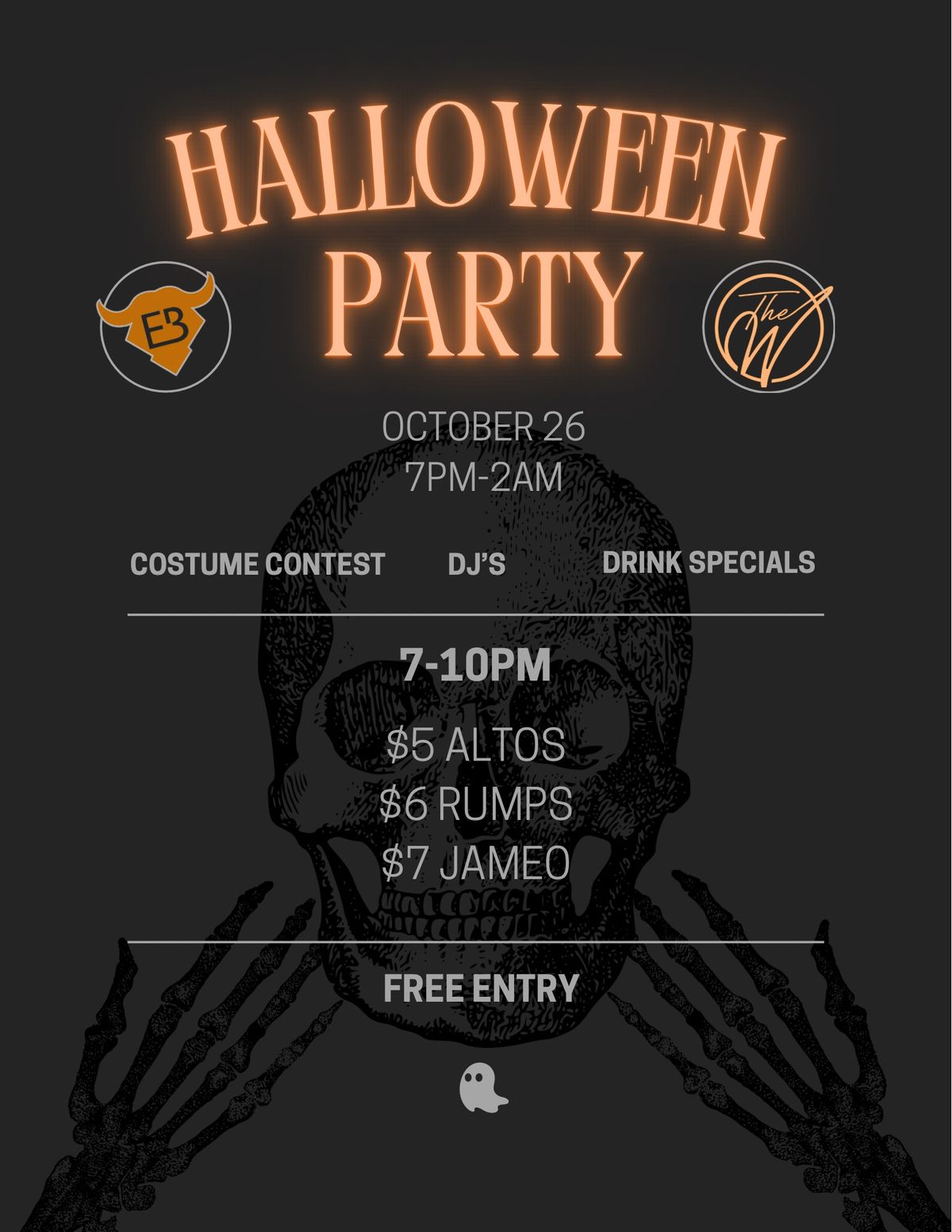 Saints + Sinners Halloween Bash\ud83c\udf83\ud83d\udc80