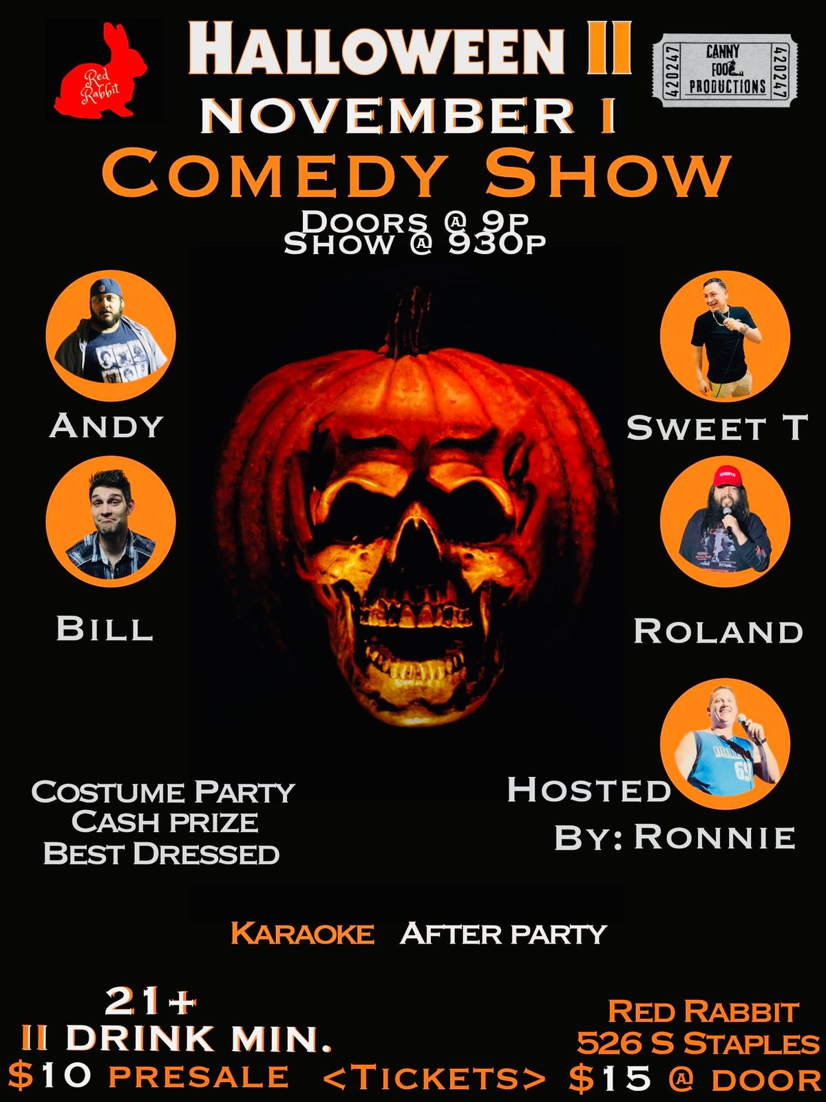 Halloween 2 Comedy Show