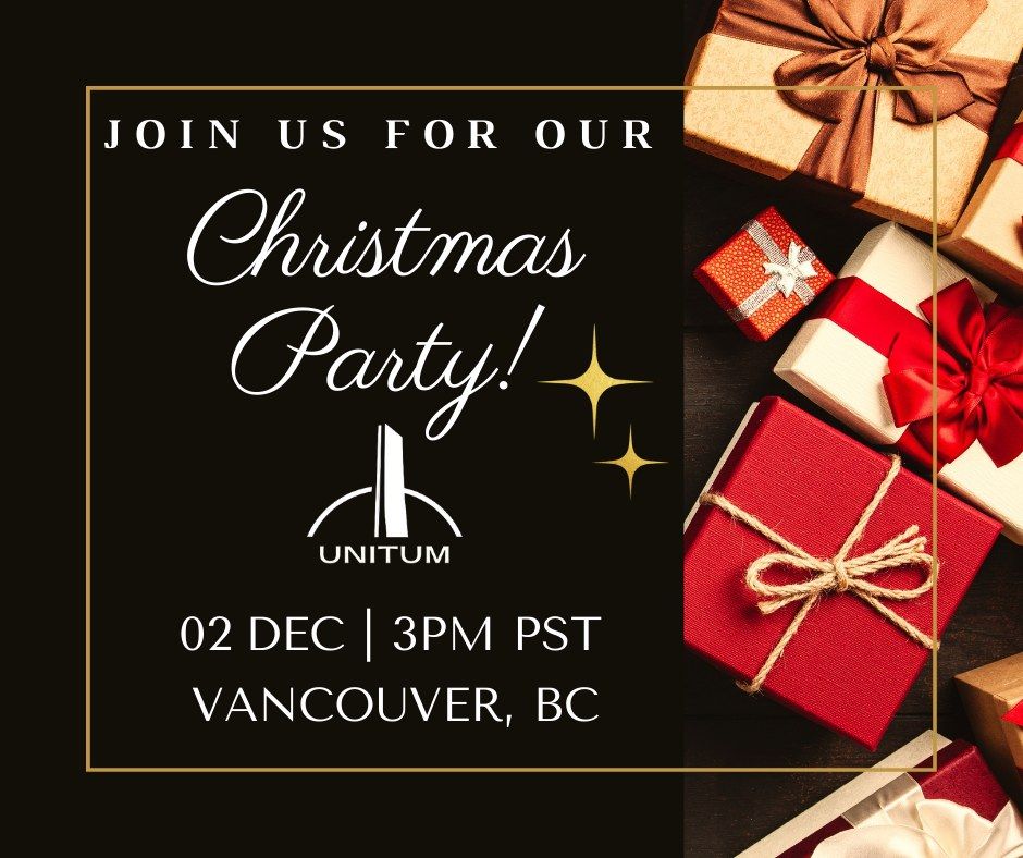 UNITUMs Christmas Party Vancouver, Parksville, BC December 2, 2023